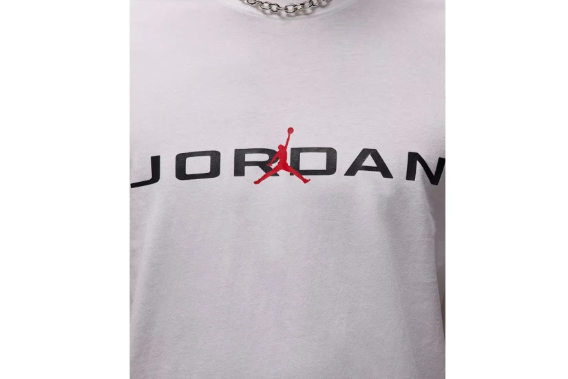 Jordan Air Ανδρικό Κοντομάνικο T-Shirt Λευκό