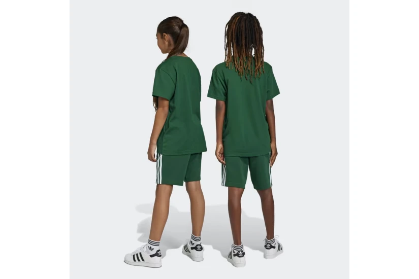 Adidas Originals Παιδική Αθλητική Βερμούδα Πράσινη