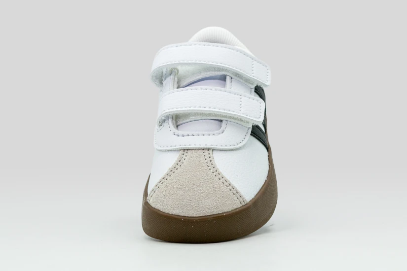 Adidas VL Court 3.0 Βρεφικά Sneakers Λευκά, Μαύρα, Μπεζ, Καφέ