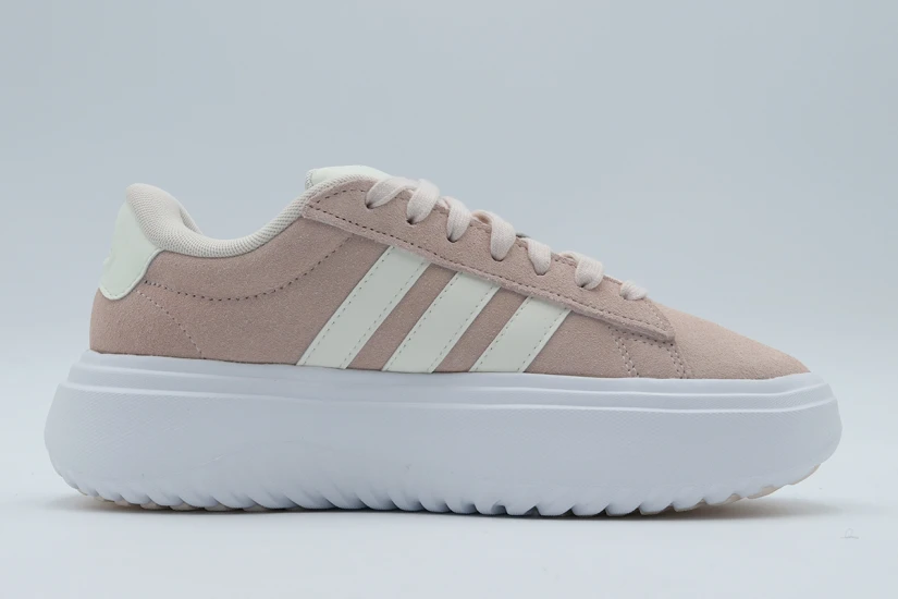 Adidas Performance Grand Court Platform Sneakers Σομόν, Λευκά