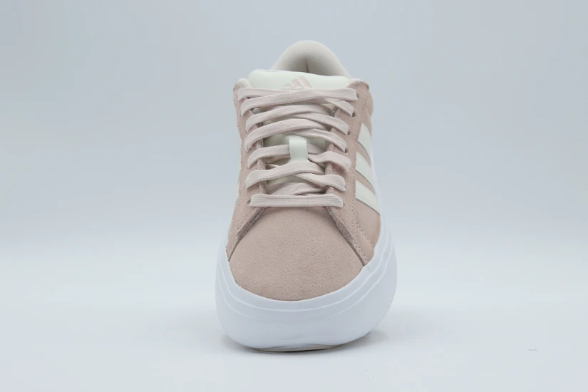 Adidas Performance Grand Court Platform Sneakers Σομόν, Λευκά