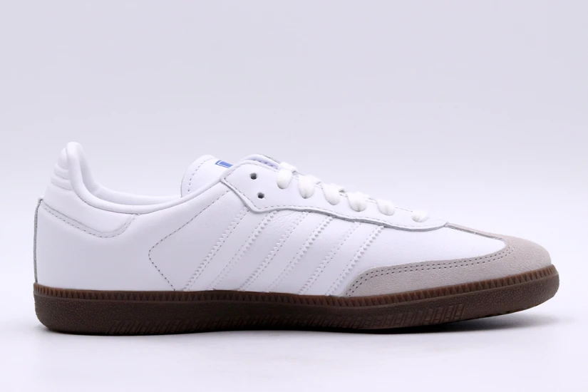Adidas Originals Samba OG Unisex Sneakers Λευκά, Γκρι, Καφέ