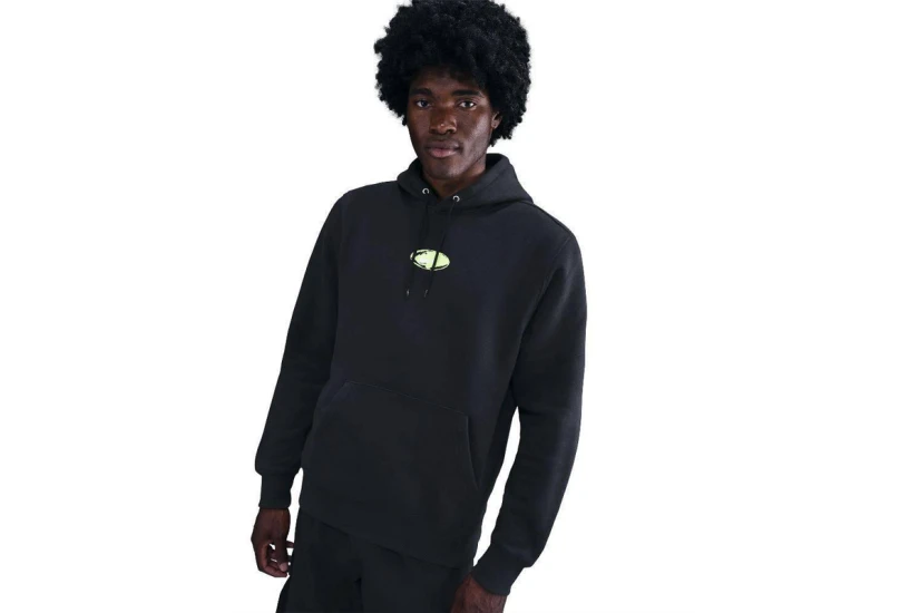 Nike Sportswear Club Fleece Ανδρικό Φούτερ με Κουκούλα Μαύρο
