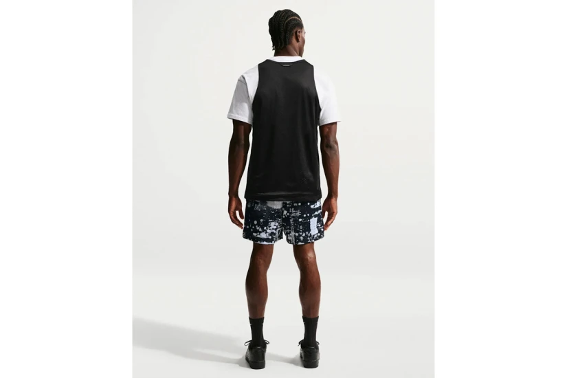 Nike Standard Issue Dri-FIT Mesh Ανδρική Μπασκετική Βερμούδα Μαύρη, Λευκή, Εκρού