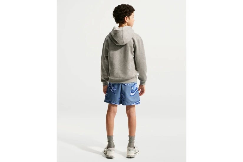 Nike Sportswear Club Woven Παιδικό Αθλητικό Σορτς Ραφ, Μπλε, Λευκό