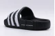 Adidas Originals Adilette 22 Unisex Παντόφλες Μαύρες, Λευκές