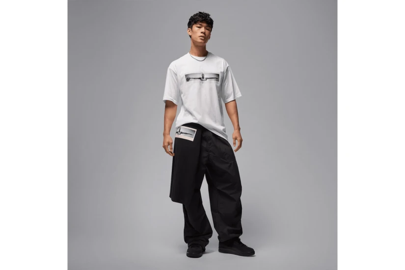 Jordan Wings Photo Ανδρικό Κοντομάνικο T-Shirt Λευκό