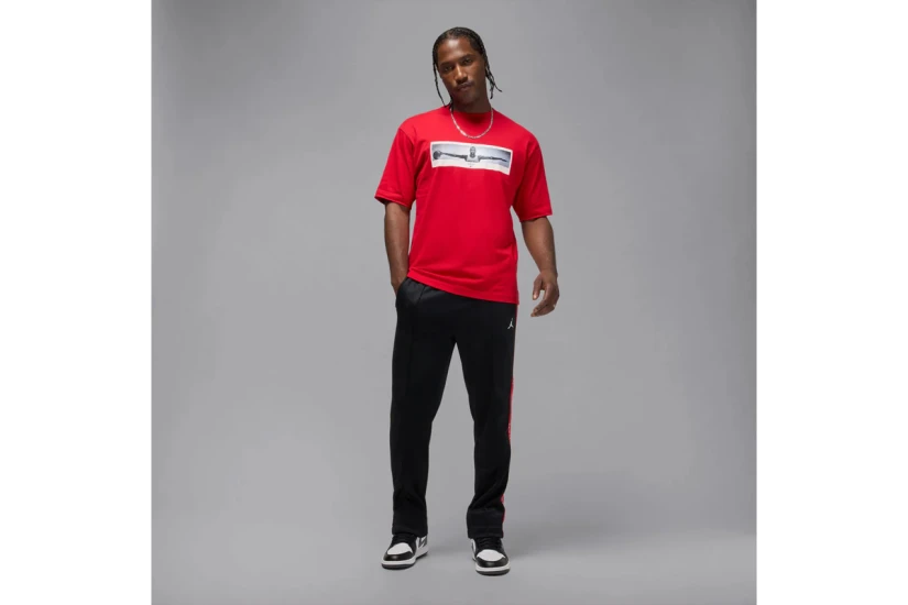 Jordan Wings Photo Ανδρικό Κοντομάνικο T-Shirt Κόκκινο