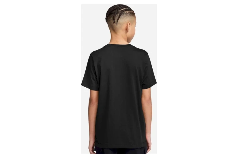 Nike Παιδικό Κοντομάνικο T-Shirt Μαύρο, Γκρι Σκούρο