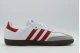 Adidas Originals Samba OG Ανδρικά Sneakers Λευκά, Κόκκινα, Γκρι, Καφέ