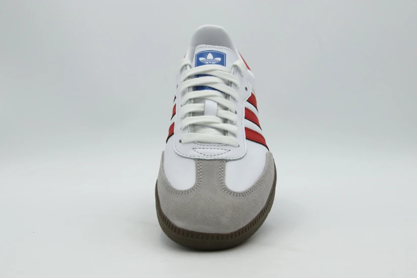 Adidas Originals Samba OG Ανδρικά Sneakers Λευκά, Κόκκινα, Γκρι, Καφέ