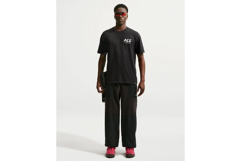 Nike ACG Dri-FIT Ανδρικό Κοντομάνικο T-Shirt Μαύρο, Πορτοκαλί, Λευκό