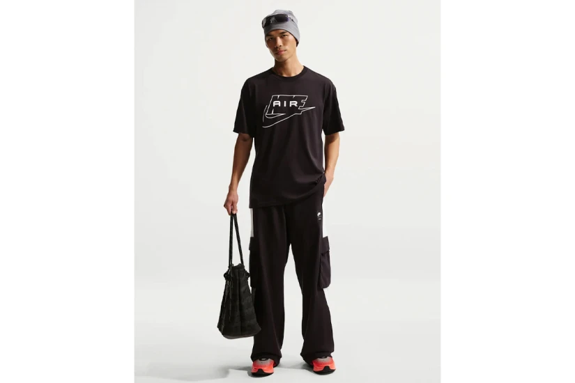 Nike Sportswear Ανδρικό Κοντομάνικο T-Shirt Μαύρο, Λευκό