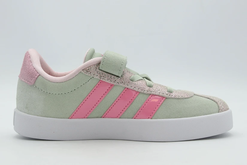 Adidas Performance VL Court 3.0 Παιδικά Sneakers Μέντα, Λιλά, Ροζ