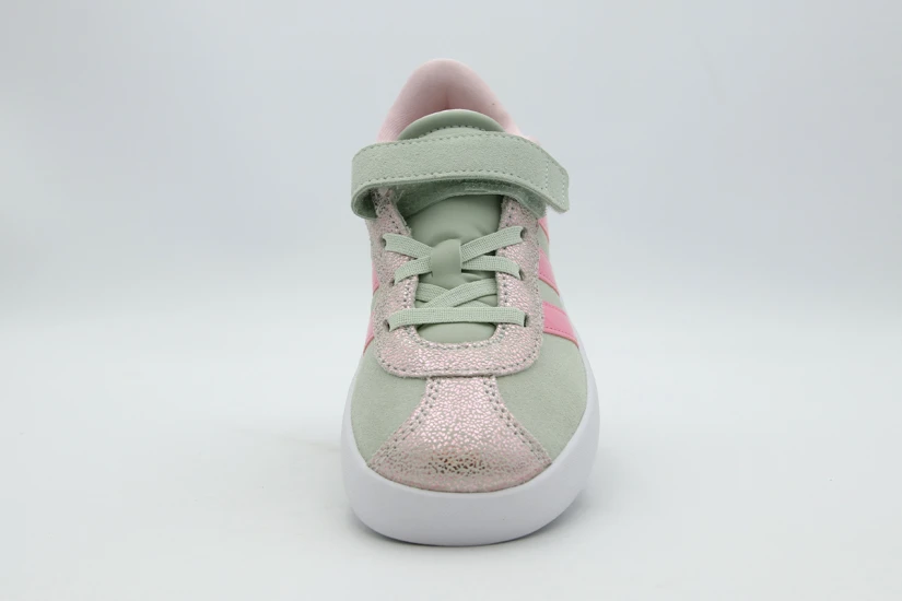 Adidas Performance VL Court 3.0 Παιδικά Sneakers Μέντα, Λιλά, Ροζ