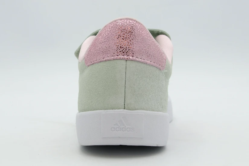 Adidas Performance VL Court 3.0 Παιδικά Sneakers Μέντα, Λιλά, Ροζ