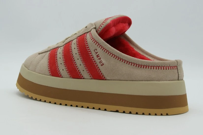 Adidas Originals Campus 00S Winter Low Sneakers Μπεζ, Κόκκινα