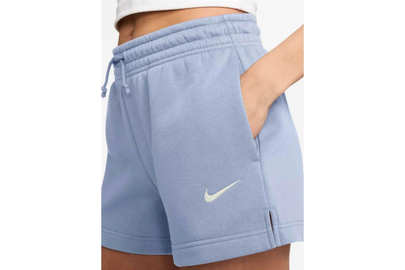 Nike Sportswear Phoenix Mid-Rise Γυναικείο Αθλητικό Σορτς Λιλά