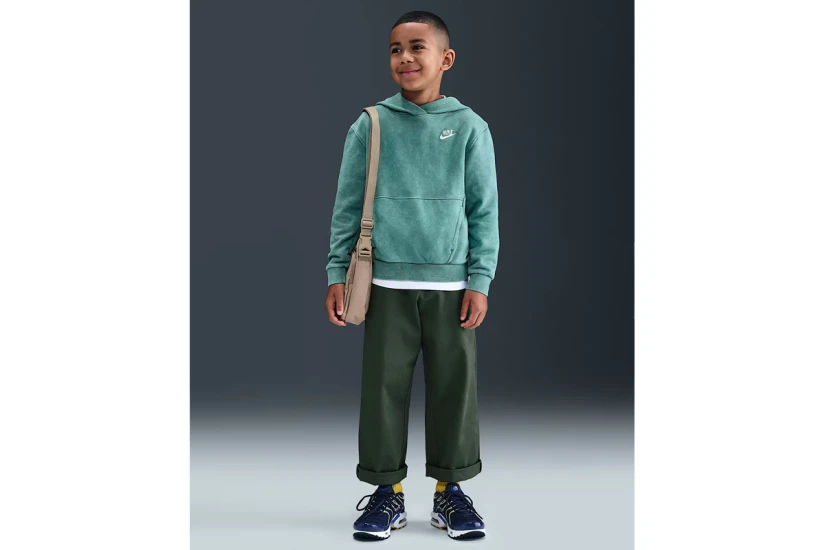 Nike Sportswear Παιδικό Φούτερ με Κουκούλα Μέντα