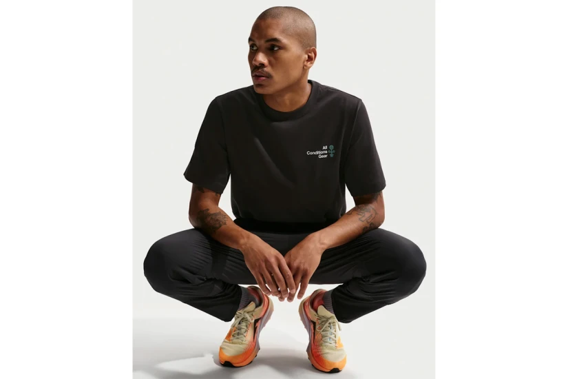 Nike ACG Dri-FIT Ανδρικό Κοντομάνικο T-Shirt Μαύρο, Ανθρακί