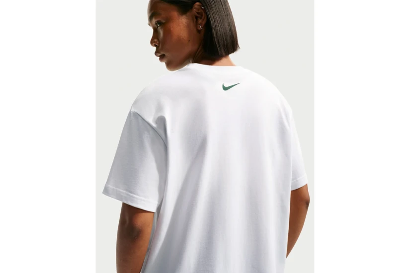 Nike Oversized Graphic Γυναικείο Κοντομάνικο T-Shirt Λευκό