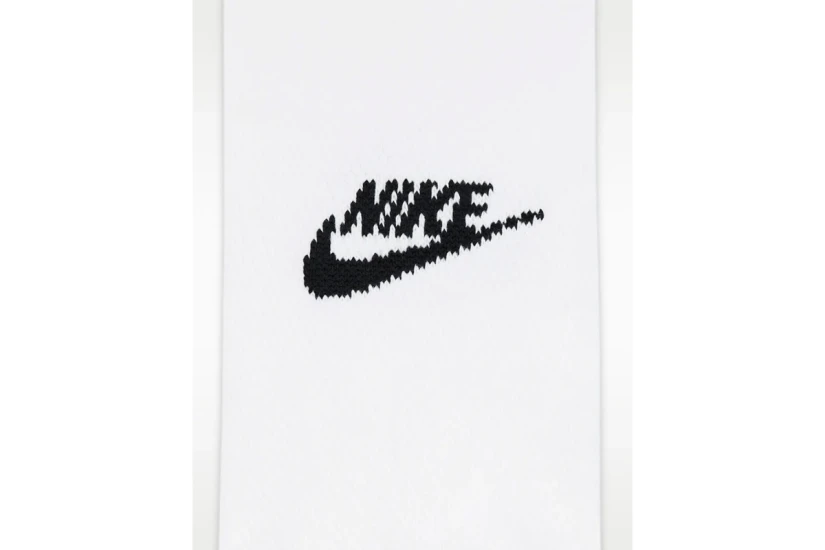 Nike Everyday Elevated No-Show Κάλτσες κάτω από τον Αστράγαλο Λευκές 3 Ζευγάρια