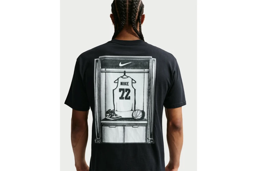 Nike Basketball Ανδρικό Κοντομάνικο T-Shirt Μαύρο, Λευκό, Γκρι