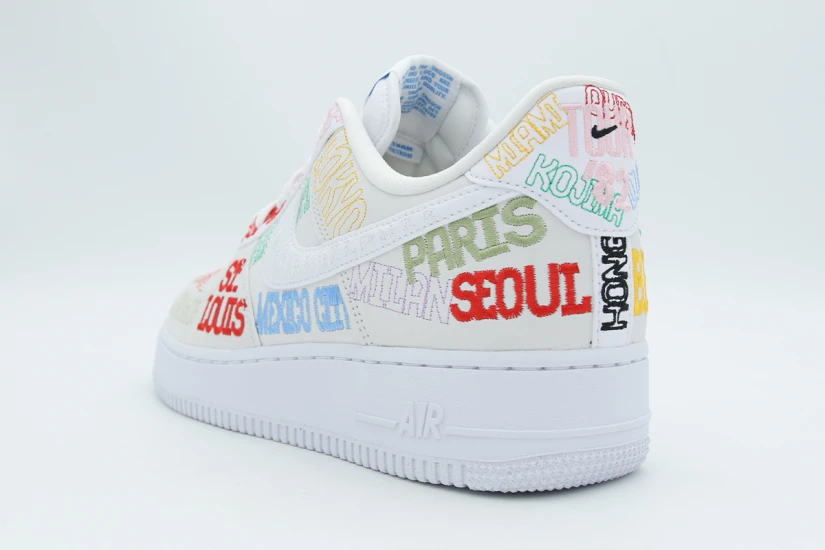 Nike Air Force 1 07 LV8 Ανδρικά Sneakers Λευκά, Διάφορα Χρώματα