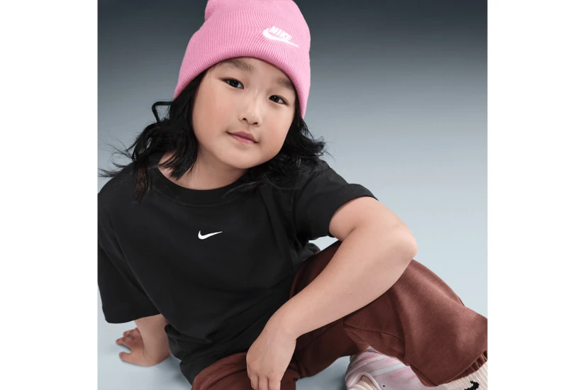 Nike Sportswear Oversized Παιδικό Κοντομάνικο T-Shirt Μαύρο