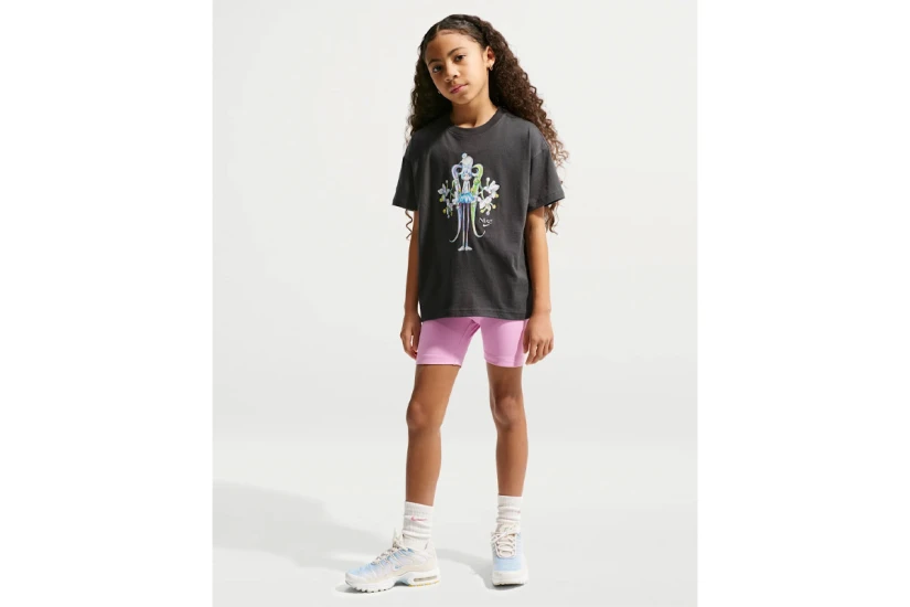 Nike Sportswear Club Παιδικό Κοντομάνικο T-Shirt Ανθρακί