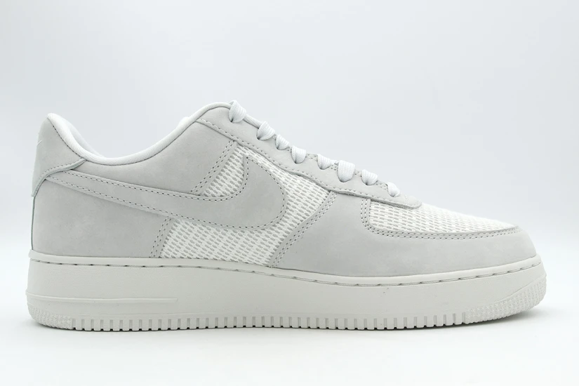 Nike Air Force 1 07 LV8 Ανδρικά Sneakers Γκρι Ανοιχτό, Λευκά