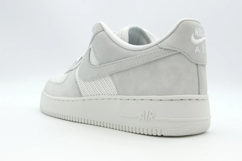 Nike Air Force 1 07 LV8 Ανδρικά Sneakers Γκρι Ανοιχτό, Λευκά