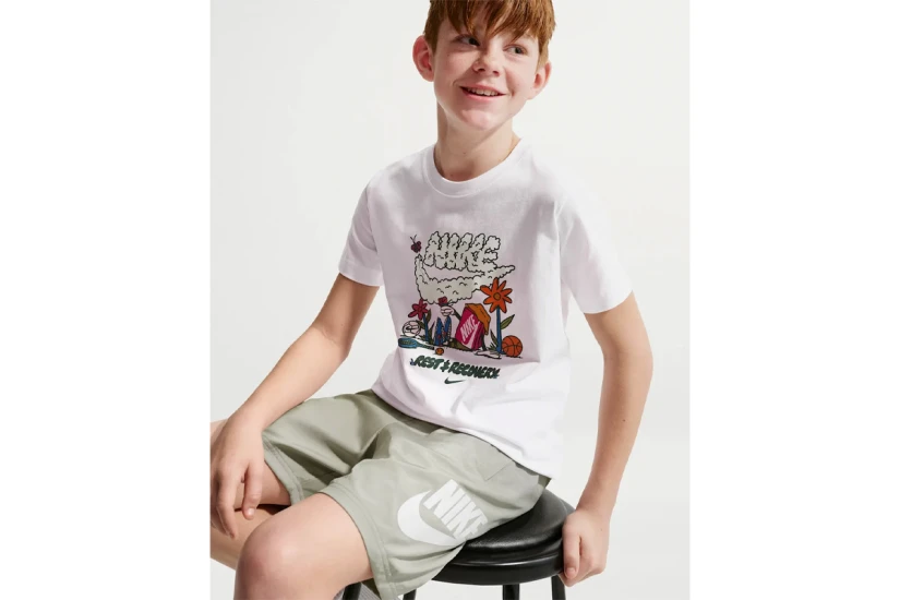 Nike Sportswear Παιδικό Κοντομάνικο T-Shirt Λευκό