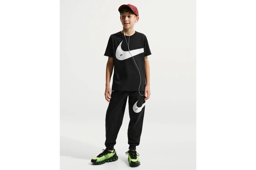 Nike Sportswear Club Παιδικό Κοντομάνικο T-Shirt Μαύρο, Λευκό