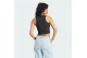 Adidas Originals Essentials Rib Tank Αμάνικη Crop Top Μπλούζα