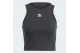 Adidas Originals Essentials Rib Tank Αμάνικη Crop Top Μπλούζα