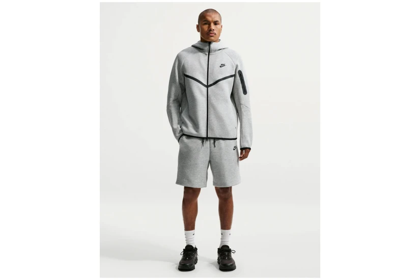 Nike Tech Fleece Ανδρική Αθλητική Βερμούδα Γκρι