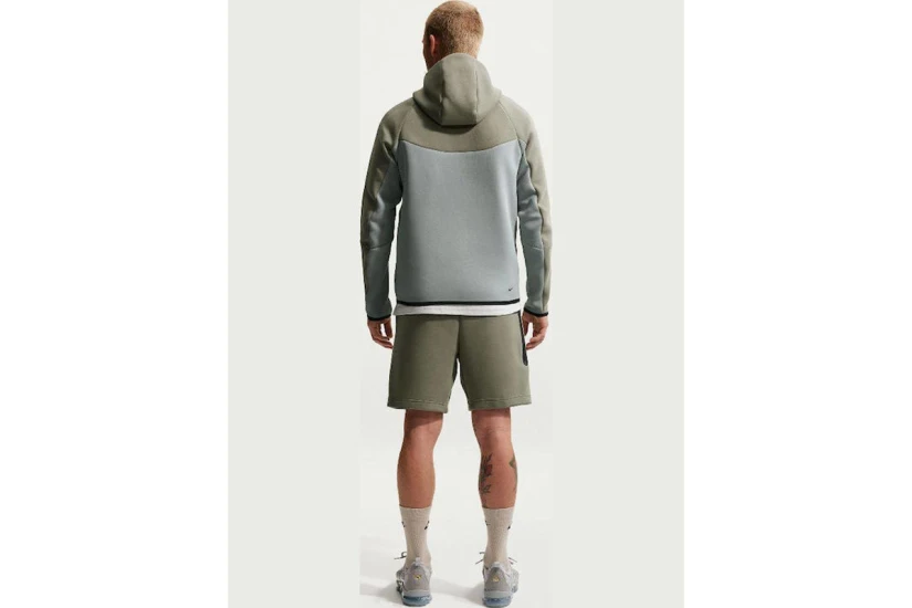 Nike Tech Fleece Ανδρική Αθλητική Βερμούδα Λαδί