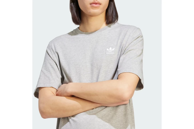 Adidas Originals Essential Tee Ανδρικό Κοντομάνικο T-Shirt Γκρι