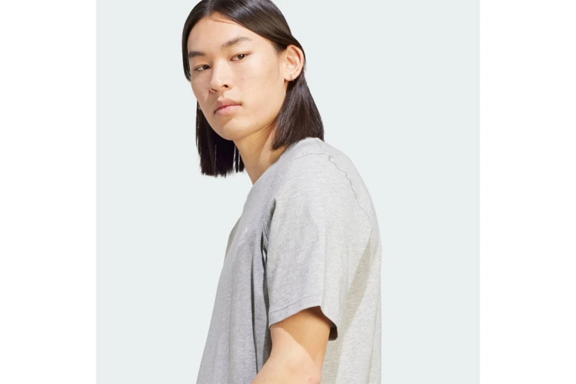 Adidas Originals Essential Tee Ανδρικό Κοντομάνικο T-Shirt Γκρι