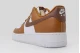 Nike Air Force 1 07 Unisex Sneakers Λευκά, Καφέ