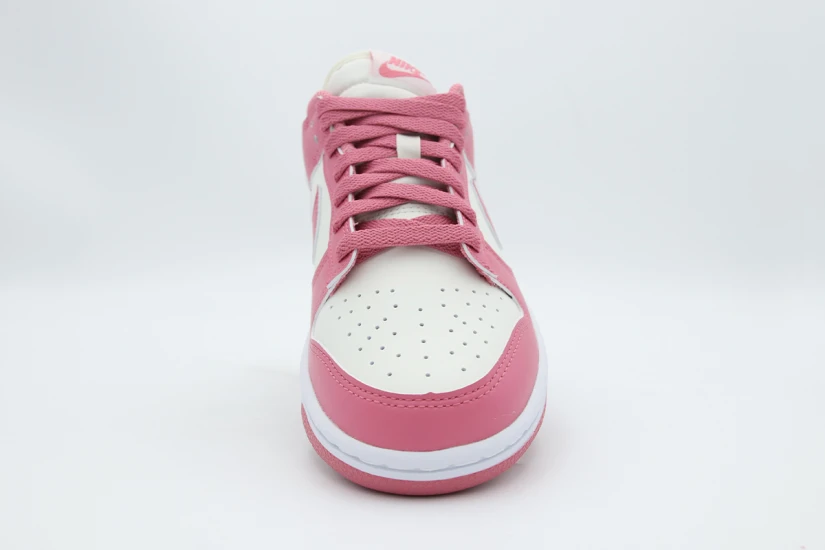 Nike Dunk Low Γυναικεία Sneakers Εκρού, Ροζ