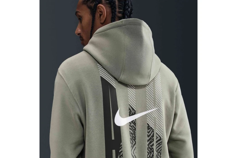 Nike Air Ανδρικό Φούτερ με Κουκούλα Λαδί