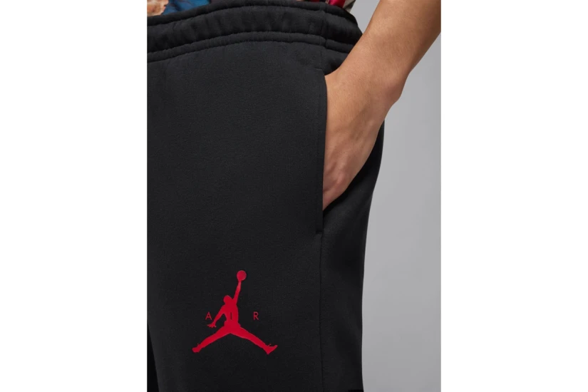 Jordan Jumpman Fleece Ανδρικό Παντελόνι Φόρμας Μαύρο