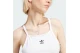 Adidas Originals Adicolor 3-Stripes Αμάνικη Crop Top Μπλούζα