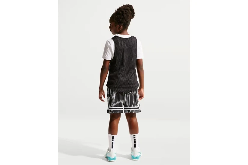 Nike Crossover Dri-FIT Παιδική Μπασκετική Βερμούδα Μαύρη, Λευκή
