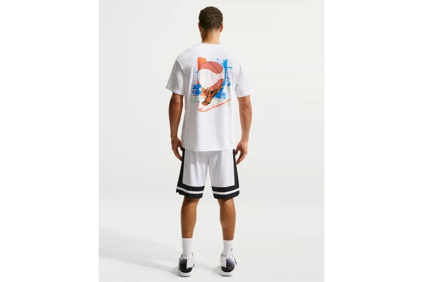 Nike Game Classic Dri-Fit Ανδρική Μπασκετική Βερμούδα Λευκή, Μαύρη