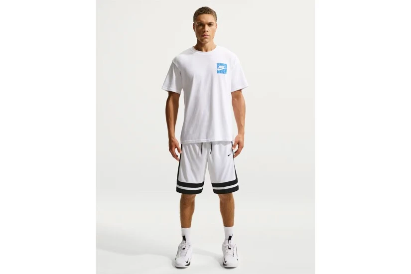 Nike Game Classic Dri-Fit Ανδρική Μπασκετική Βερμούδα Λευκή, Μαύρη