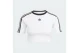 Adidas Originals 3-Stripes Baby Tee Γυναικεία Crop Top Μπλούζα