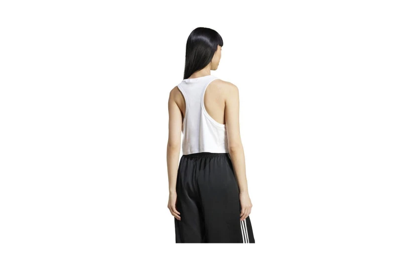 Adidas Originals Trefoil Tank Γυναικεία Αμάνικη Crop Top Μπλούζα